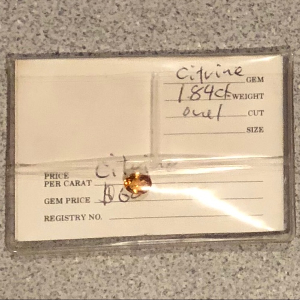 Citrine stone. New.